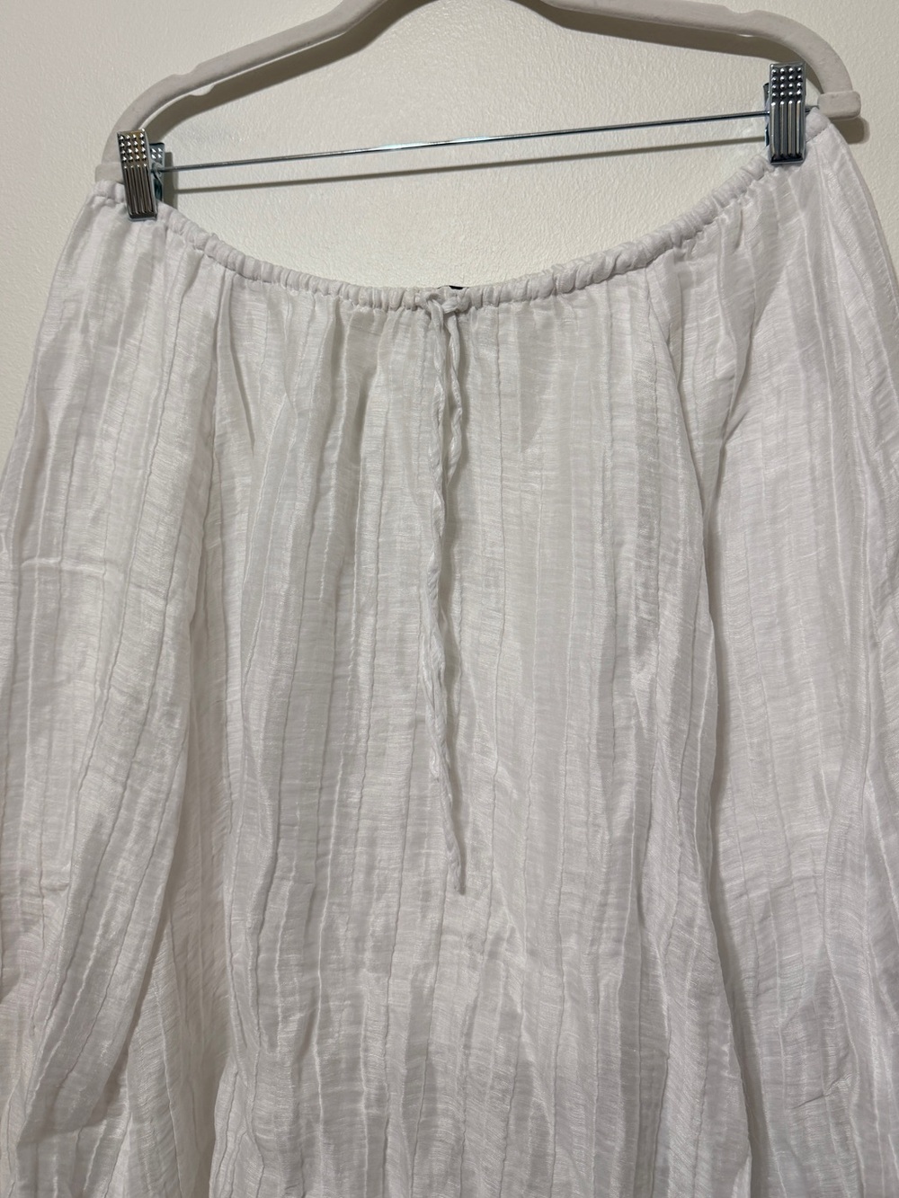 J. Crew White Pleated Maxi Skirt - Picture 4 of 9